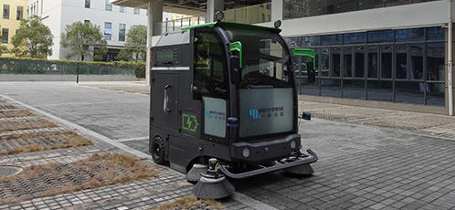 Autonomous Street Sweeper No Dead Corner Cleaning