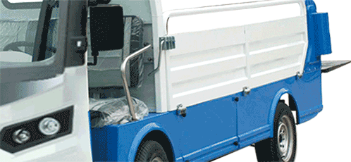 Electric Sanitation Truck Reduces Labor Intensity